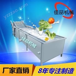 多功能蔬菜清洗机流水线 小型蔬菜清洗机厂家 佳品食品机械