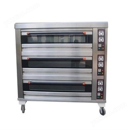 千麦 YXD-90C三层九盘电烤箱 商用多功能面包烤箱 大型烘焙专用烤炉