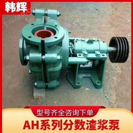 长沙双泵壳渣浆泵8/6E-AH渣浆泵 电厂渣浆泵 韩辉