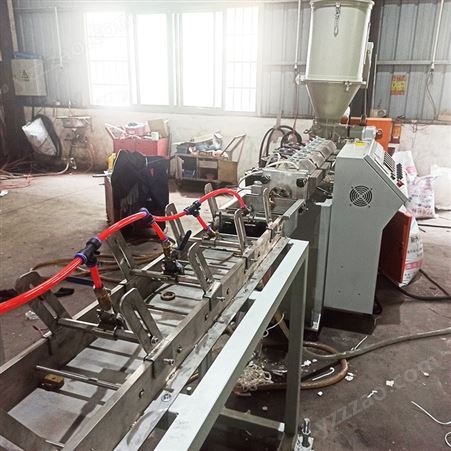 PP焊条挤出机 塑料焊条生产线 双股三股塑料焊条押出机 广州厂家直供