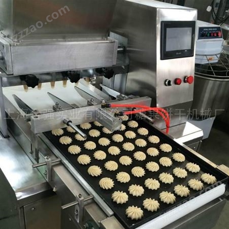 电脑曲奇机 PLC曲奇点心机工厂 32盘曲奇饼干烤炉 上海合强制造商