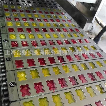 供应HQ-100型糖果生产线 多功能硬糖软糖浇注设备 小型糖果浇注机器