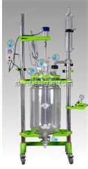 YSF－30L防爆双层玻璃反应釜/交流感应电机双层玻璃反应釜