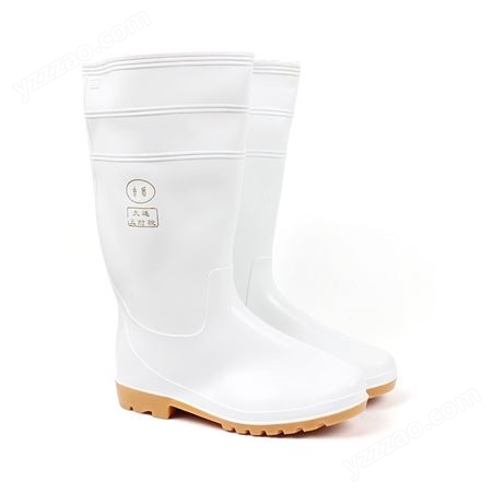 吉盾高筒水靴白色吉盾高筒水靴白色 高筒雨靴 耐油耐酸碱五耐靴子 食品靴厨师靴