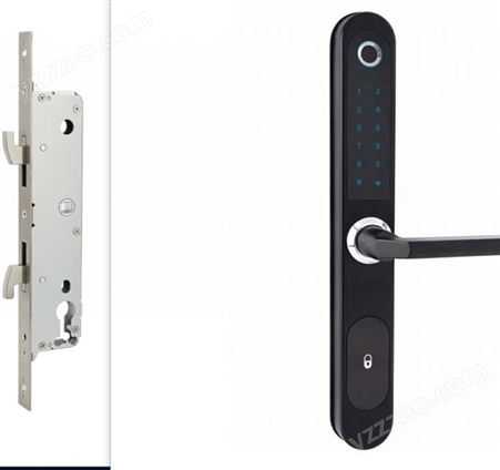 塑钢门断桥门指纹锁铝合金门肯德基门指纹锁密码锁智能门锁窄锁体