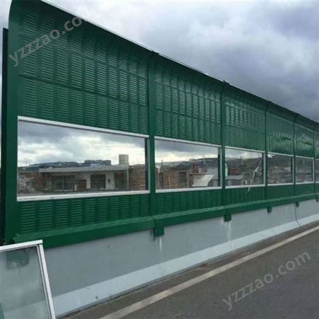 高速公路玻璃钢声屏障道路隔音屏小区降噪墙户外吸音板隔音板