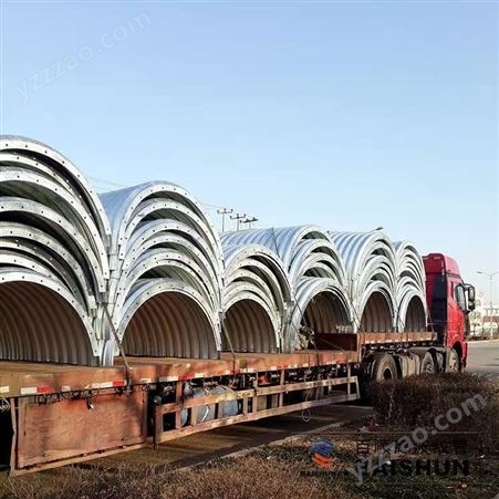 拉瑞斯厂家专业生产整装拼装钢波纹涵管 甘肃兰州桥洞路基金属波纹涵管