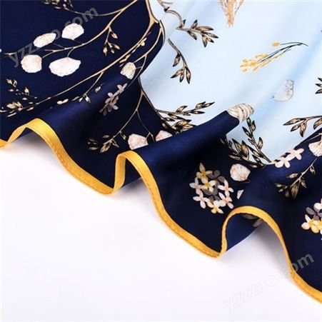 真丝丝巾 订做印花丝巾 低价销售 和林服饰