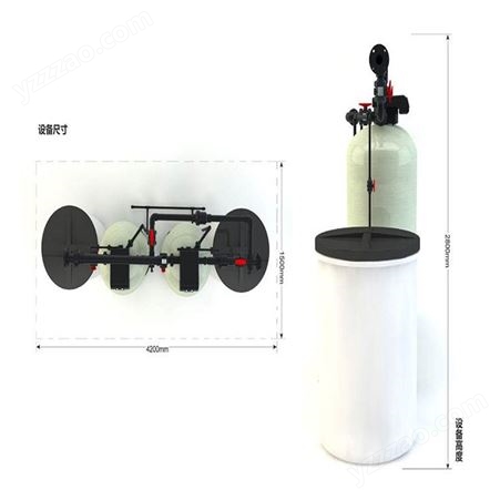 软化水设备 全自动工业软水机 锅炉空调循环水处理设备