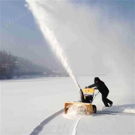 雪地防滑手推扫雪机 三合一汽油抛雪机 低温防冻除雪机