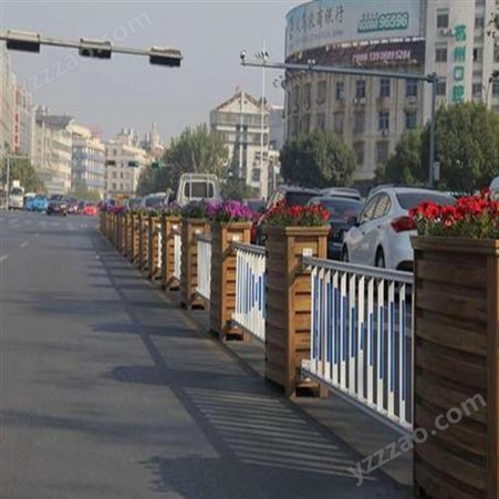 可以种花的护栏 商场道路旁边花箱护栏杭州 国一 花箱栏杆厂家实体更放心