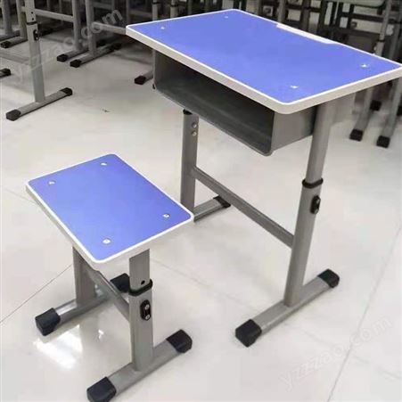 加工定制学校课桌椅 单人课桌 可升降调节课桌椅生产厂家