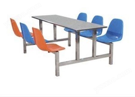 大同中学学校食堂餐桌椅，餐厅餐桌椅，四人连体餐桌