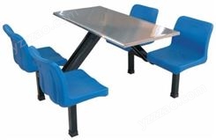 大同中学学校食堂餐桌椅，餐厅餐桌椅，四人连体餐桌