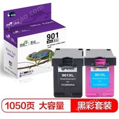 迅想H-901墨盒适用惠普HP J4580 4640墨水j4680 J4660喷墨打印机墨盒4500 HP901 套装
