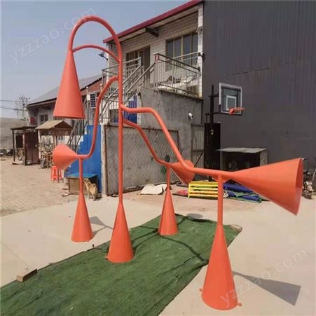 89管钢管喷塑传声筒 幼儿园绿色喇叭筒 传声筒厂家供应
