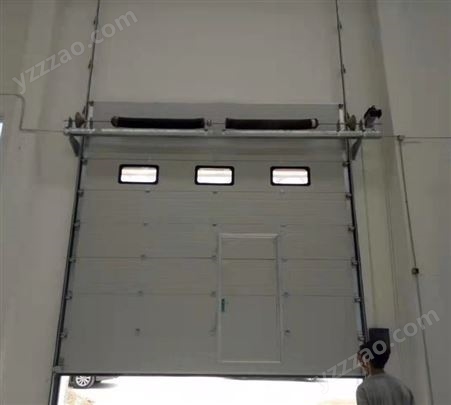 垂直工业提升门 硬质快速卷帘门电动升降车库铝合金滑升门卷闸门