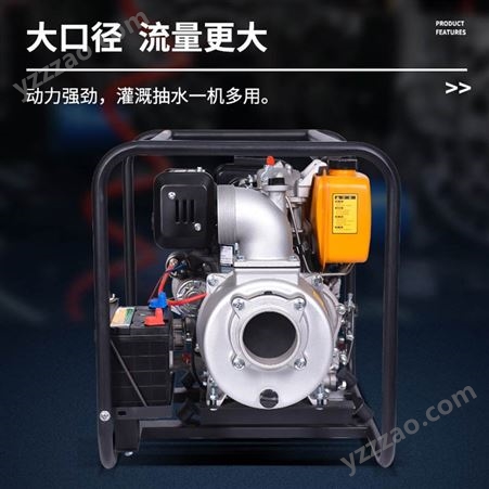 风冷柴油水泵机组 低噪音 移动式 货源充足 原装发动机