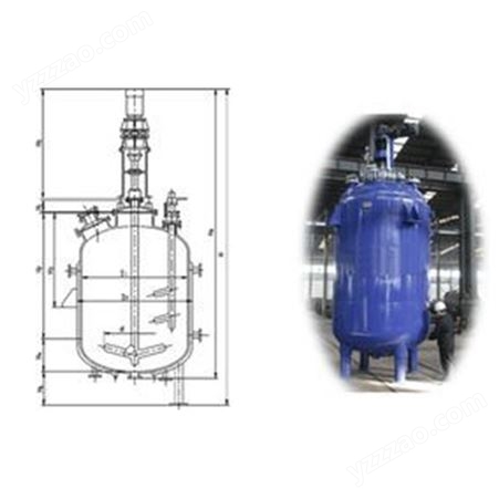 F8000搪玻璃反应釜厂家 万升化工 F10000搪玻璃反应釜生产厂家