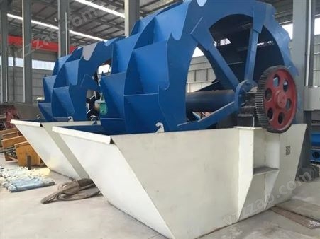 大型水轮设备 新型移动式破碎机 沙场矿山用轮斗式全自动洗砂机