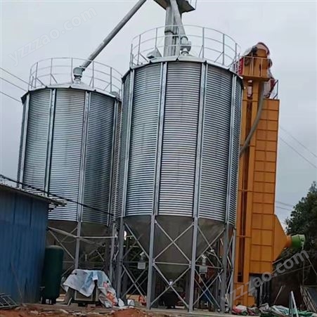 TCZK06408科邦8层45°锥底钢板仓一机多用水稻玉米小麦储存避免虫鼠