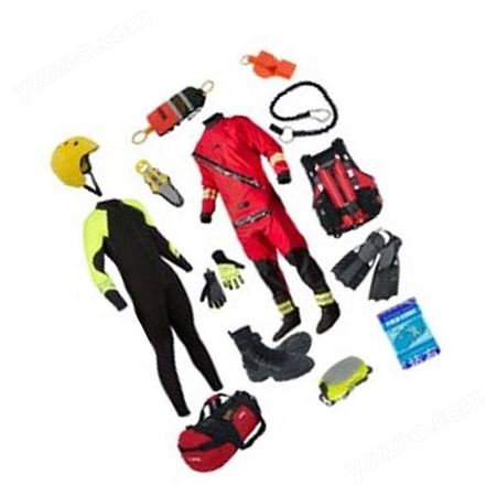 水域救援组合套装冰面救援工具套装消防员潜水救援装备包工具套装