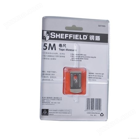 SHEFFIELD/钢盾-5m卷尺 5米-(S077005)