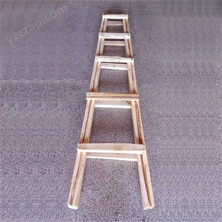 湛江家用梯 木质楼梯单梯长梯 可行走电工陌梯