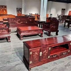 信誉好的旧红木家具回收，客厅红木柜收购-免费评估