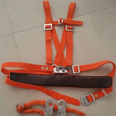 福建全身式高空作业安全带安全绳护腰带围杆绳二道保护绳