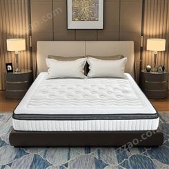 慕斯丽枫3D乳胶床垫1.8米席梦思独立弹簧床垫级酒店床垫加厚