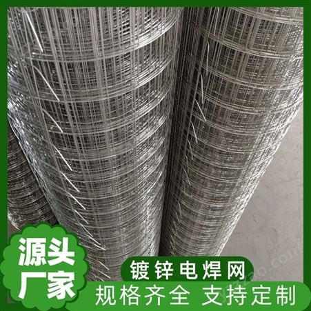 铁丝网 镀锌处理银色电焊网 外墙挂网 养殖镀锌焊网 建筑焊接网