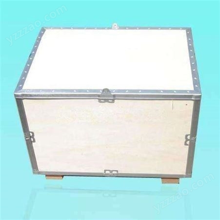 木箱厂家定制批发尺寸任选出口木箱钢边箱免熏蒸木箱钢带箱