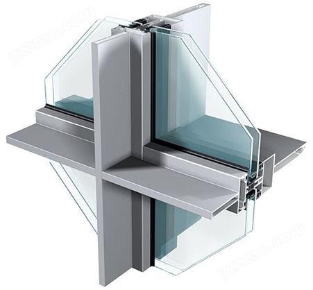 玻璃钢结构幕墙_叔伯屋隐框玻璃幕墙 支持定制