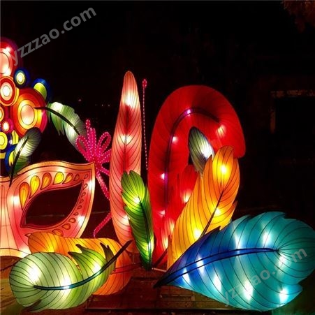 传统大型花灯 专业制作灯光布置 五颜六色 欢迎致电