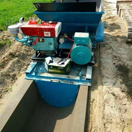 水渠铺槽机矩形边沟成型设备路沿滑模成型机省时省工