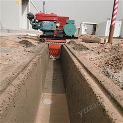 排水渠成型设备渠道一次滑模机水渠开沟机多种尺寸