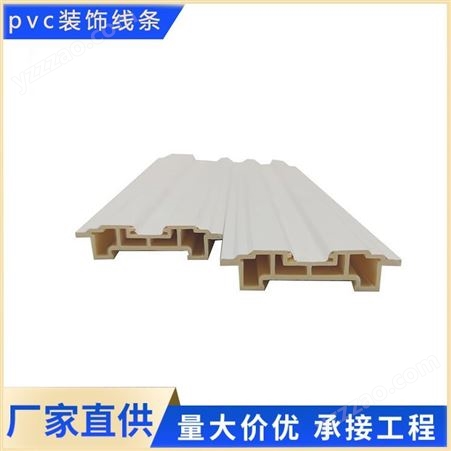 PVC 竹木纤维集成墙面 装饰线条60框线 室内环保装饰边角线
