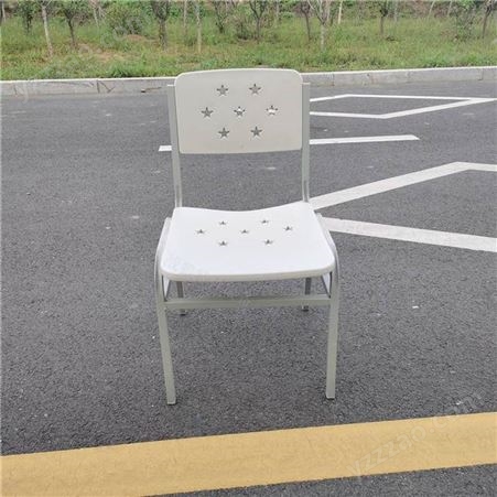  制式学习椅 灰白色办公椅 80x40x45cm