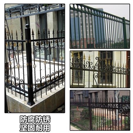 铝艺围墙护栏铝合金围栏别墅庭院栅栏锌钢铁艺阳台花园户外栏杆