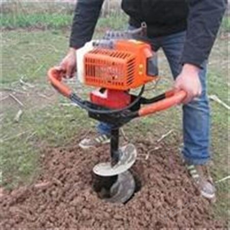 汇鑫汽油挖坑机 工程架设电杆用挖坑机 植树园林适用挖树坑机