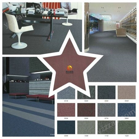 东方星月 办公地毯 拼块地毯 方块地毯 素色pvc地毯 102