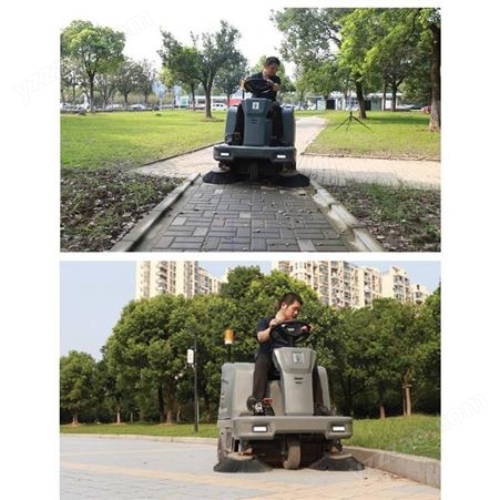 凯驰KM130/130R驾驶式扫地车 物业保洁路面清洁车 天津扫地机