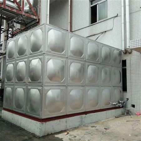 泰岳搪瓷钢板水箱 消防储水箱 圆形保温不锈钢水箱 消防不锈钢水箱