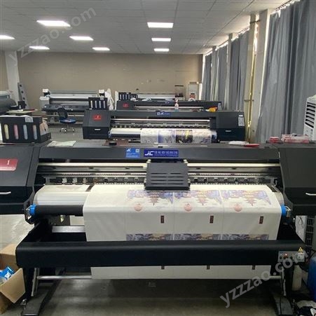 佳彩爱普森三头\四头4720工业服装布料热转印机高产量数码印花打纸机