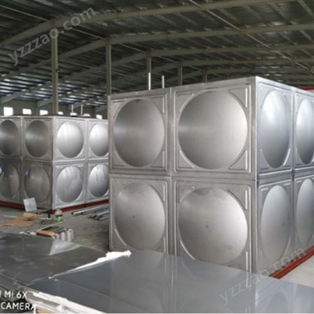 不锈钢饮用水箱 组合式消防储水箱 圆形保温不锈钢水箱 拼接式水箱 厂家定制