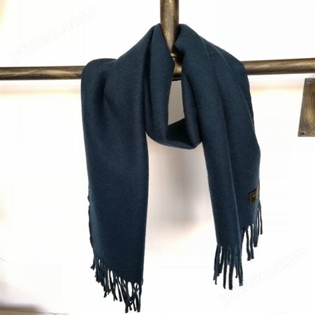 围巾 藏青色围巾 花色齐全 品种多样保暖围巾