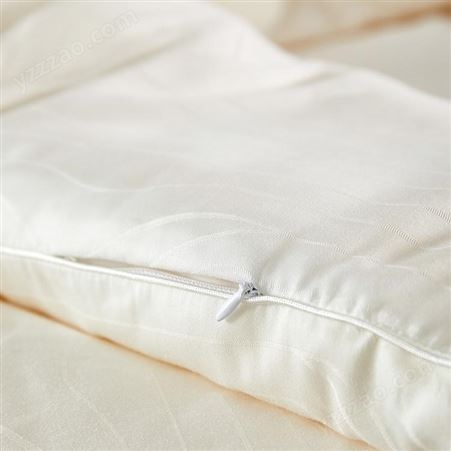 酒店布草生产 民宿酒店床上用品羽丝绒枕芯被芯保护垫 logo定制