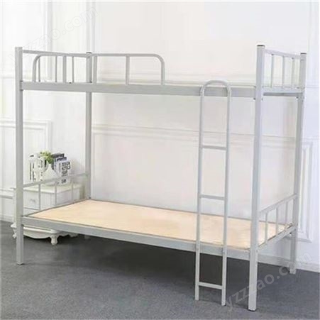 吉林学校用铁床价格 单人床双层  铁架床双层床