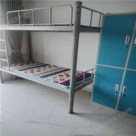 钢制双层床上下床 学生宿舍高低床 铁床上下床 欢迎订购